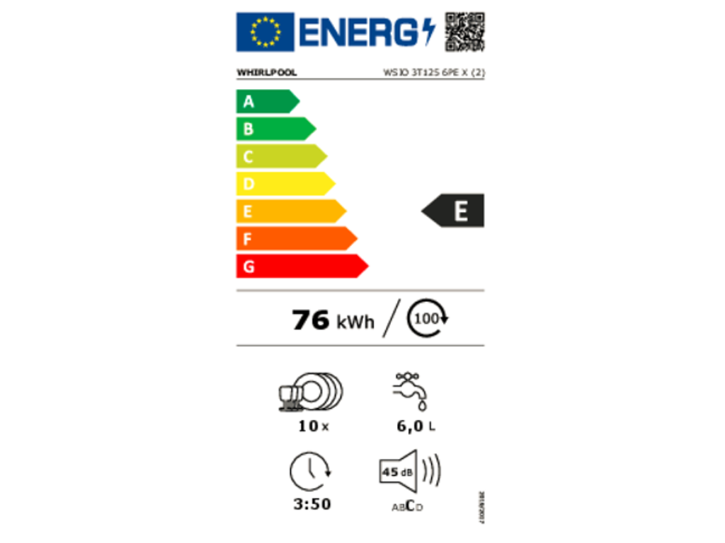 WHIRLPOOL WSIO3T1256PEX